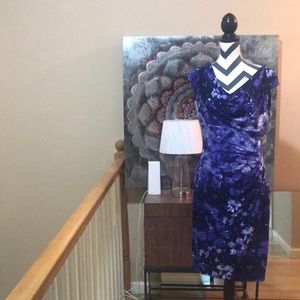 Lauren blue Flower dress